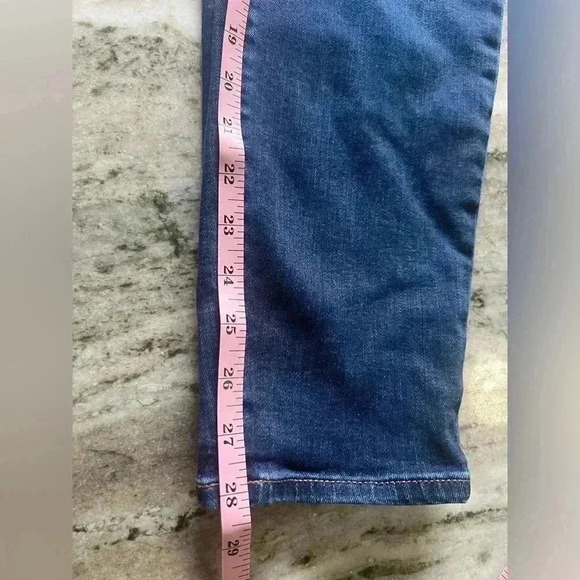 J. Crew Women’s 8” Dark Denim Mid-Rise Skinny Jeans - Size 33 - Picture 5 of 5